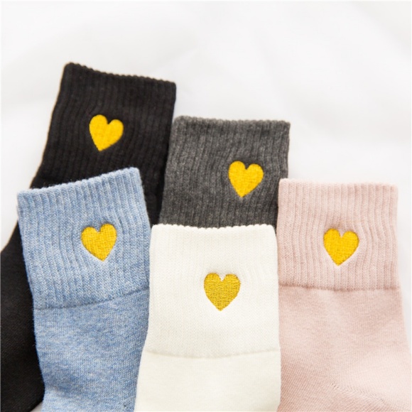 5 Pairs Women Socks Cotton Breathy - Picture 7 of 8